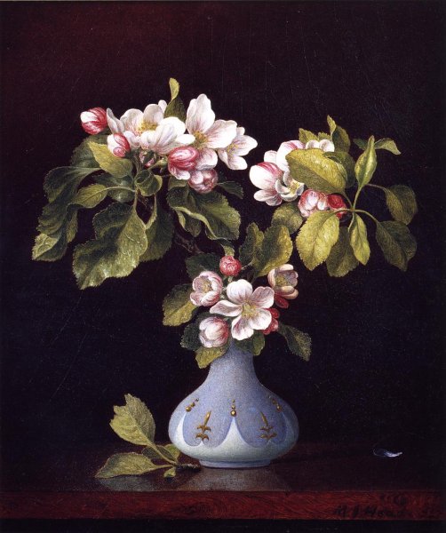 Apple Blossoms In A Vase