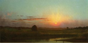 Sunset Over The Marsh