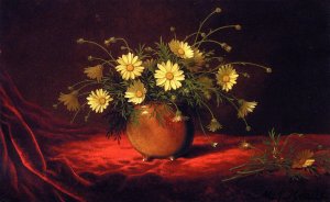 Yellow Daisies In A Bowl